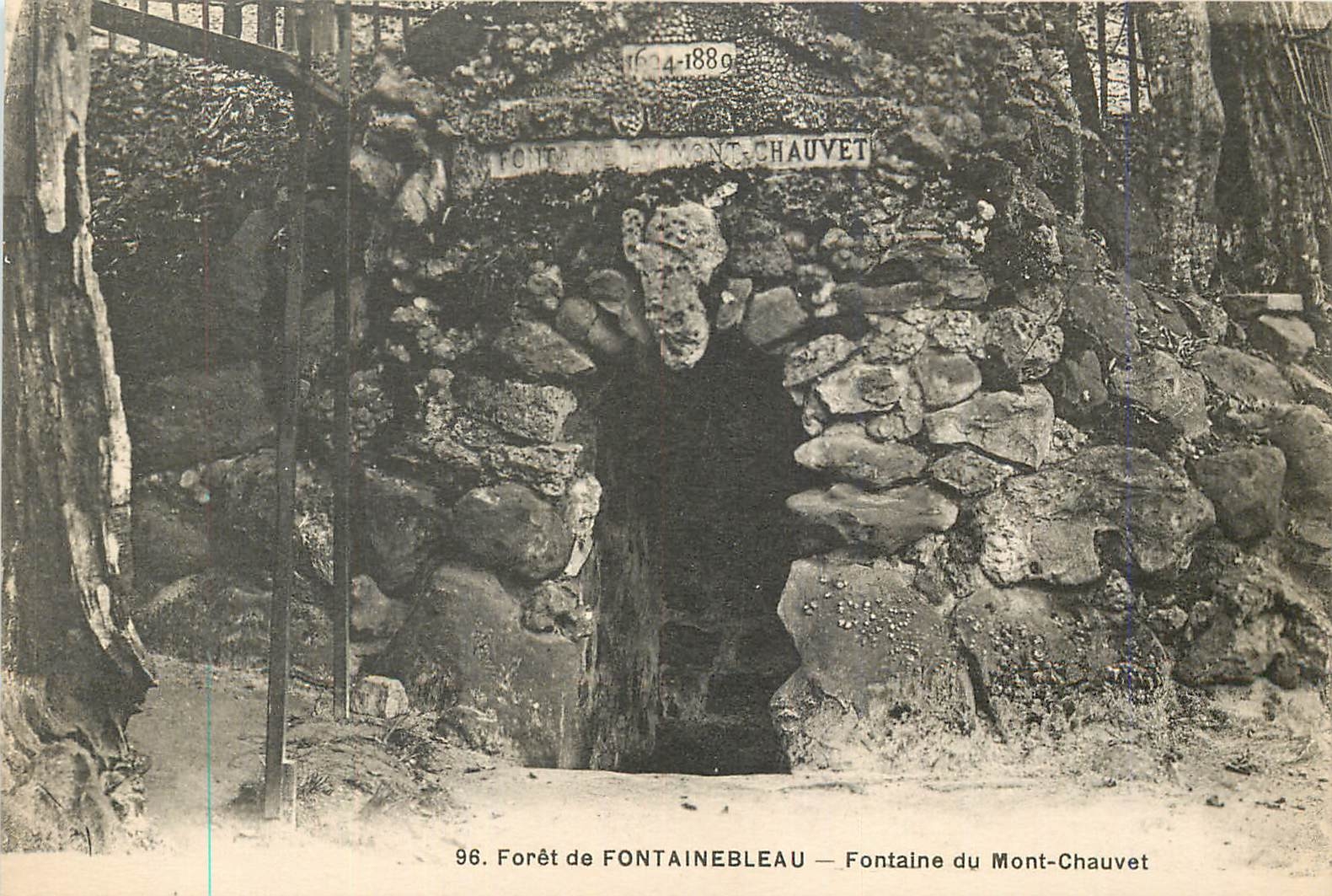 Fuente del Mont-Chauvet — Bosque de Fontainebleau — n°96