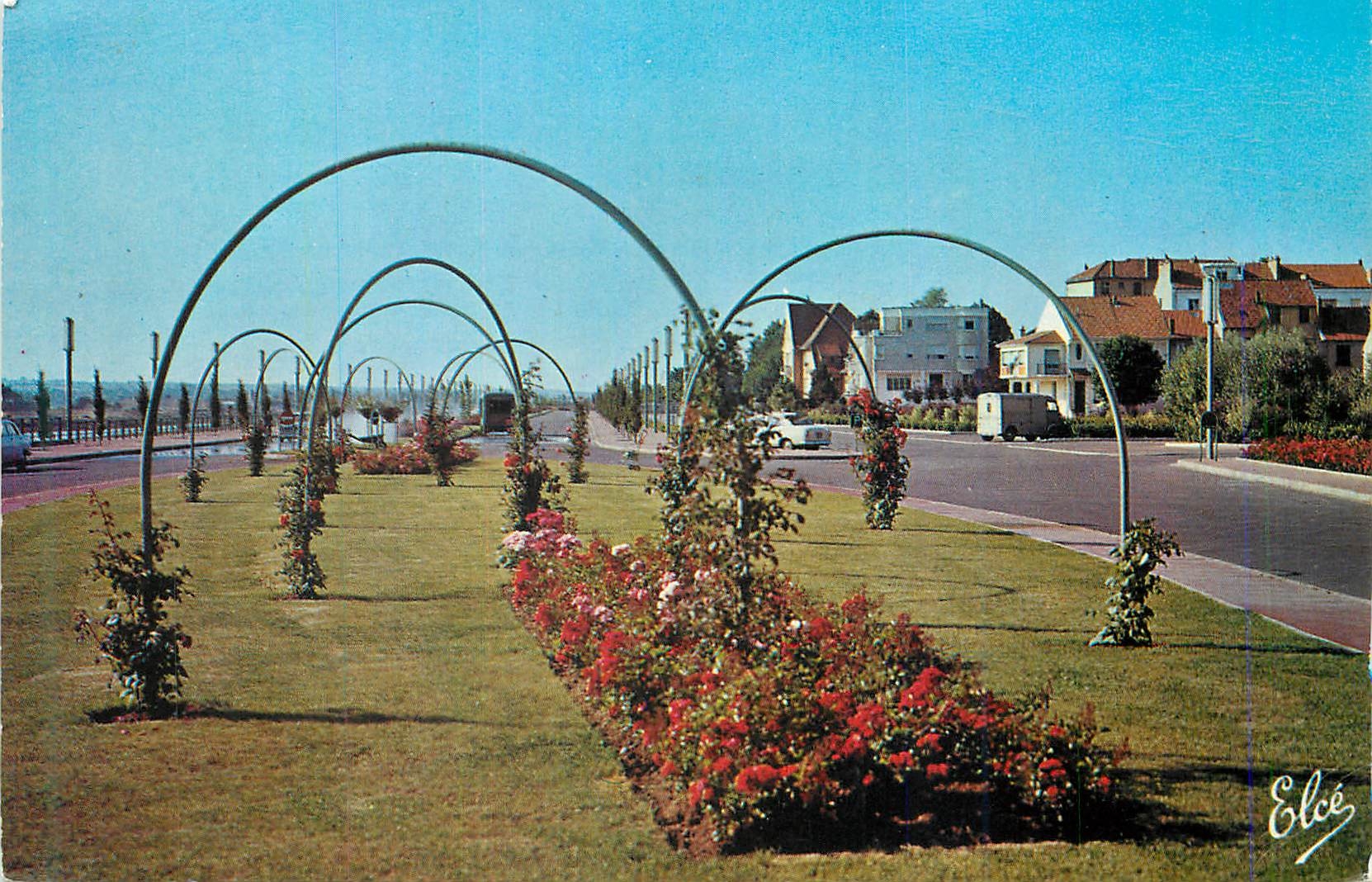 CPM Vichy (Allier) La nouvelle avenue du Marechal-de-Lattre-de-Tassigny et sa jolie roseraie