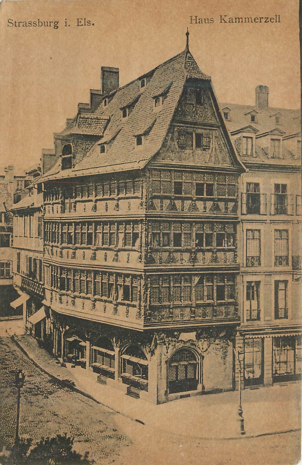 CPA Strasbourg Haus Kammerzeil