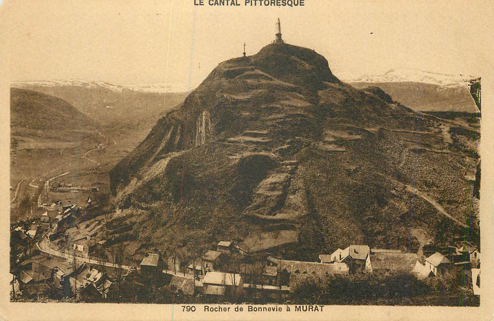 CPA Le Cantal Pittoresque Rocher de Bonnevie a Murat