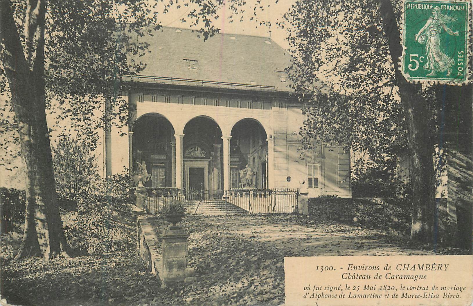 CPA Environs de Chambery Chateau de Caramagne