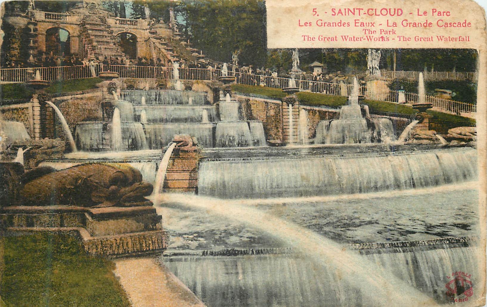 Saint-Cloud - Le Parc Les Grandes Eaux - La Grande Cascade