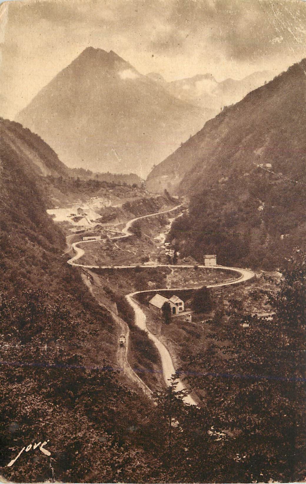 Route de Pierrefitte à Cauterets — Le Limaçon — Éditions Jové, Pau (B.P.)