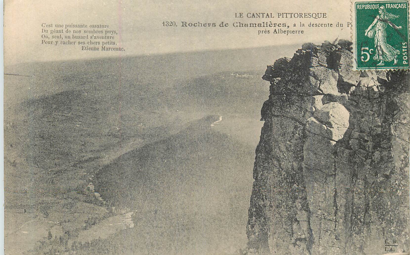 CPA Le Cantal Pittoresque Rochers de Chamalieres