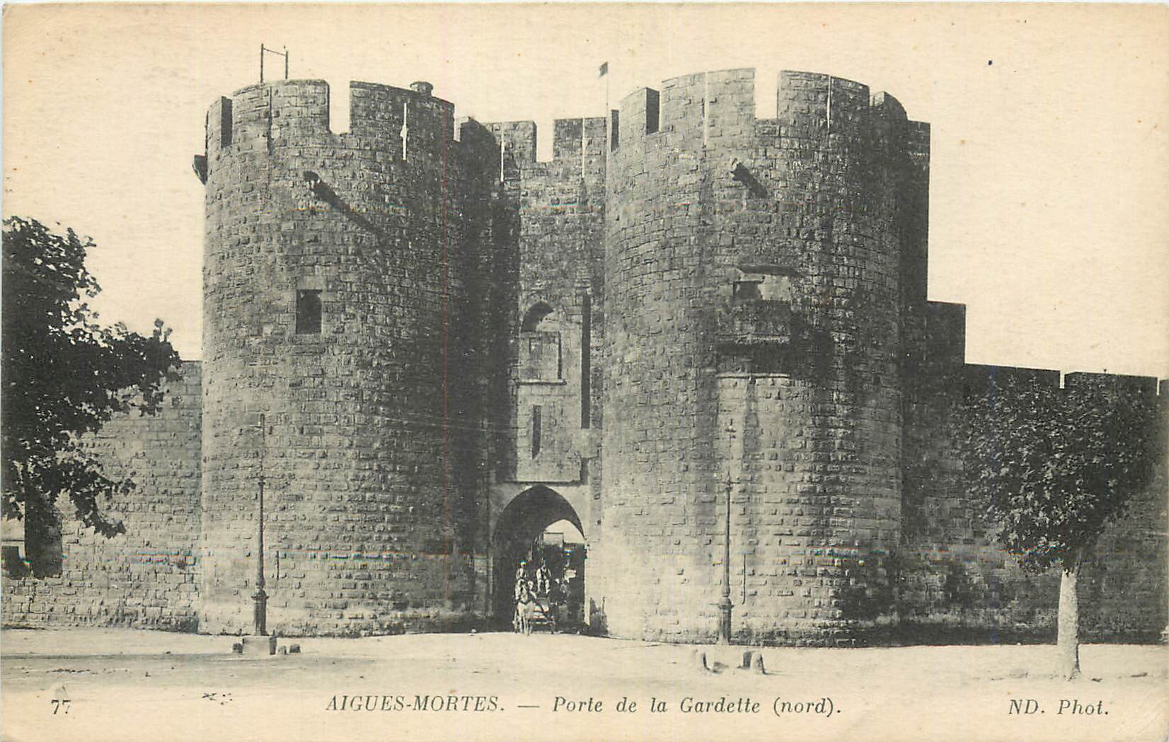 CPA Aigues-Mortes Porte de la Gardelle (nord)