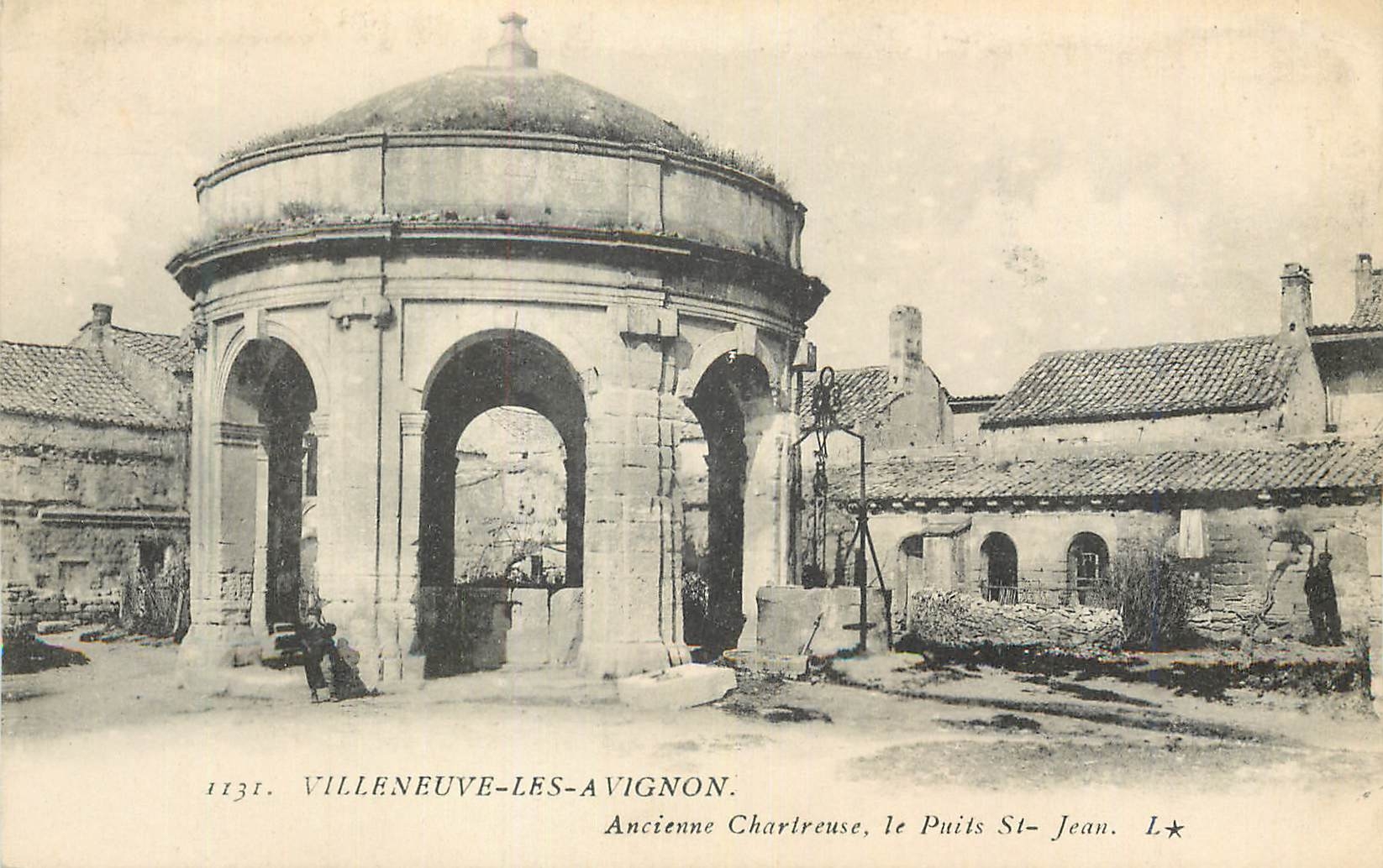 CPA Villeneuve-les-Avignon Ancienne Chartreuse le Puits St Jean
