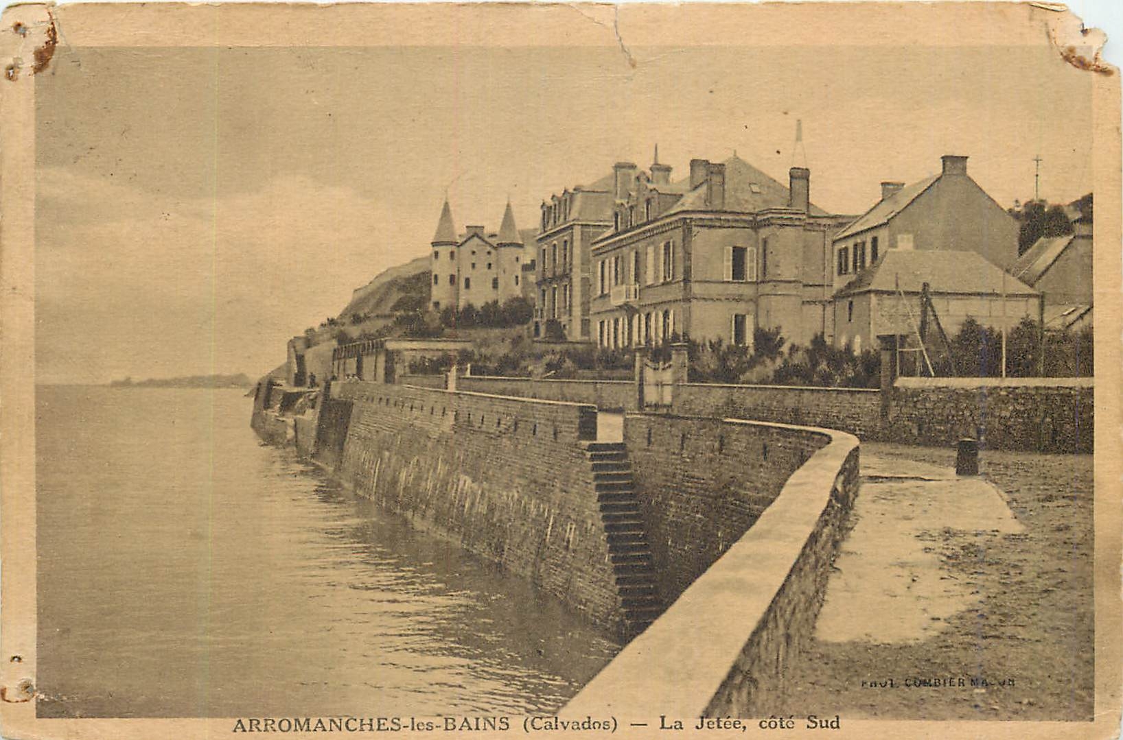 CPA Arromanches-les-Bains (Calvados) La Jetee cote Sud