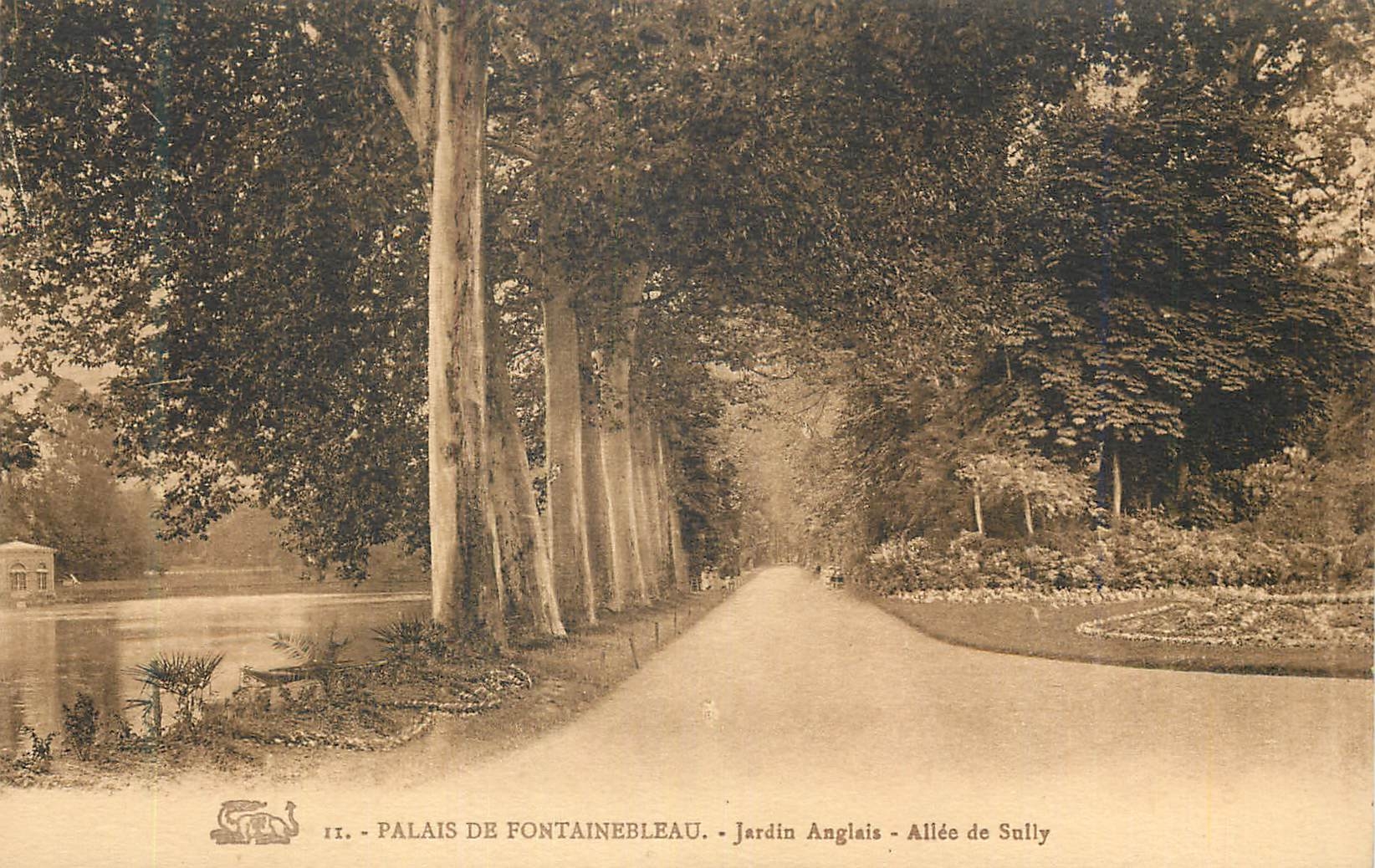 Schloss Fontainebleau — Englischer Garten — Allee von Sully — Nr. 11