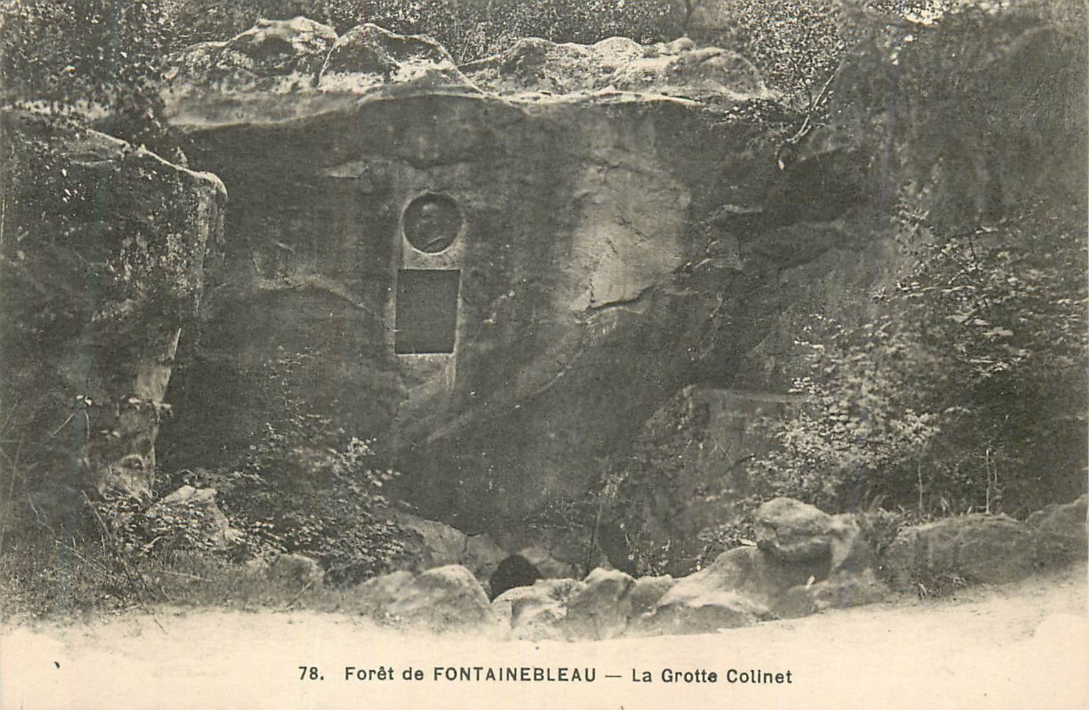 Bosque de FONTAINEBLEAU — La Cueva Colinet — n°78