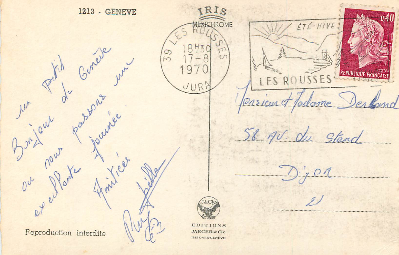 CPM Geneve — Rückseite