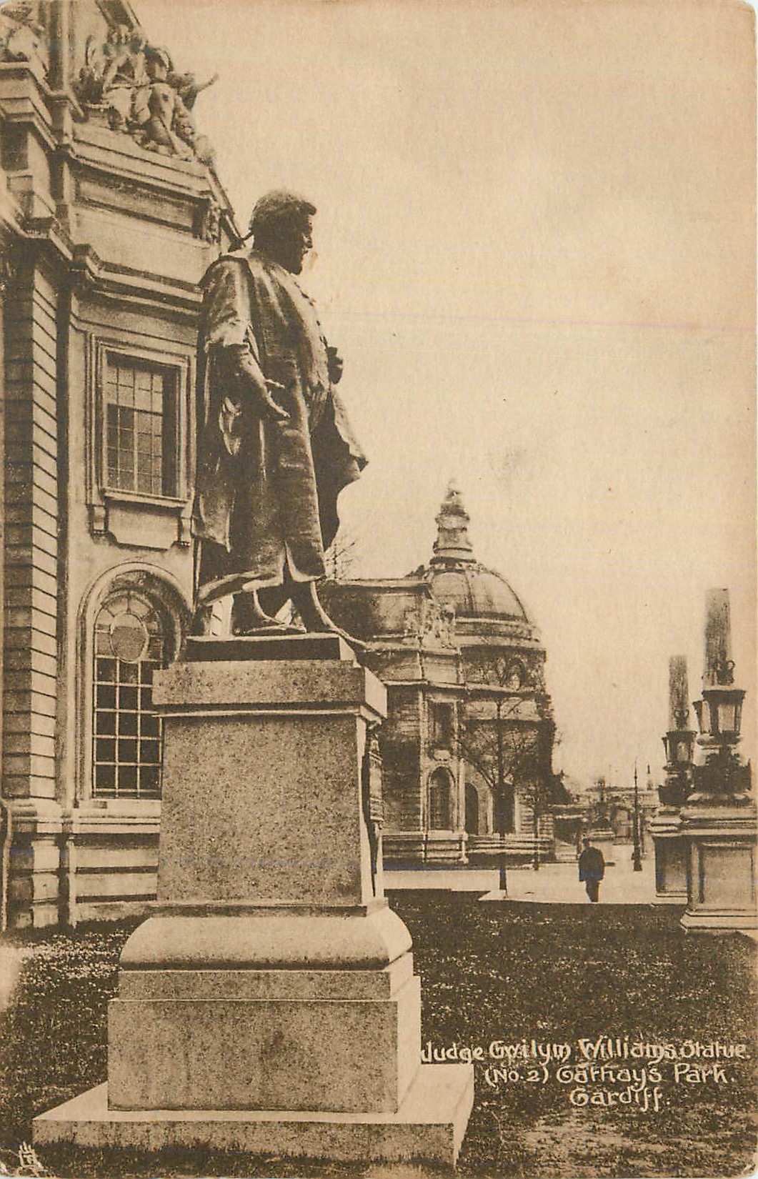 CPA Cardiff Cathays Park Judge Gwilym Williams Statue