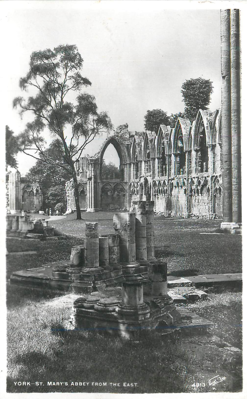 CPA York St Mary's Abbey from the East