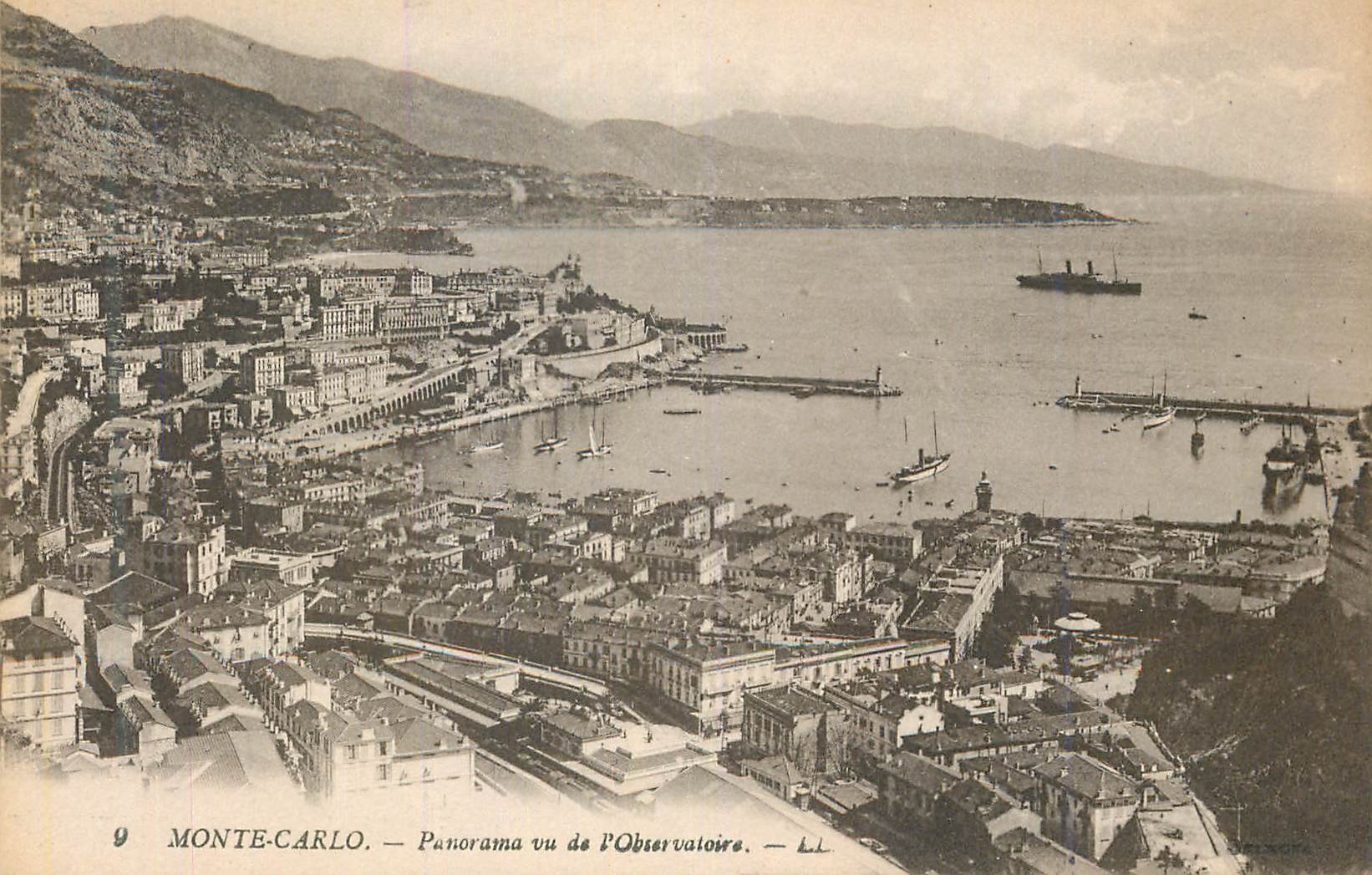 CPA Monte-Carlo Panoramma vu de l'Observatoire