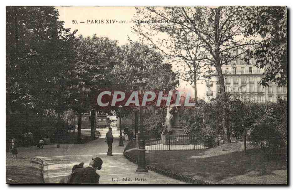 Paris 14 - Place Denfert - Monument a Charlet - CPA 