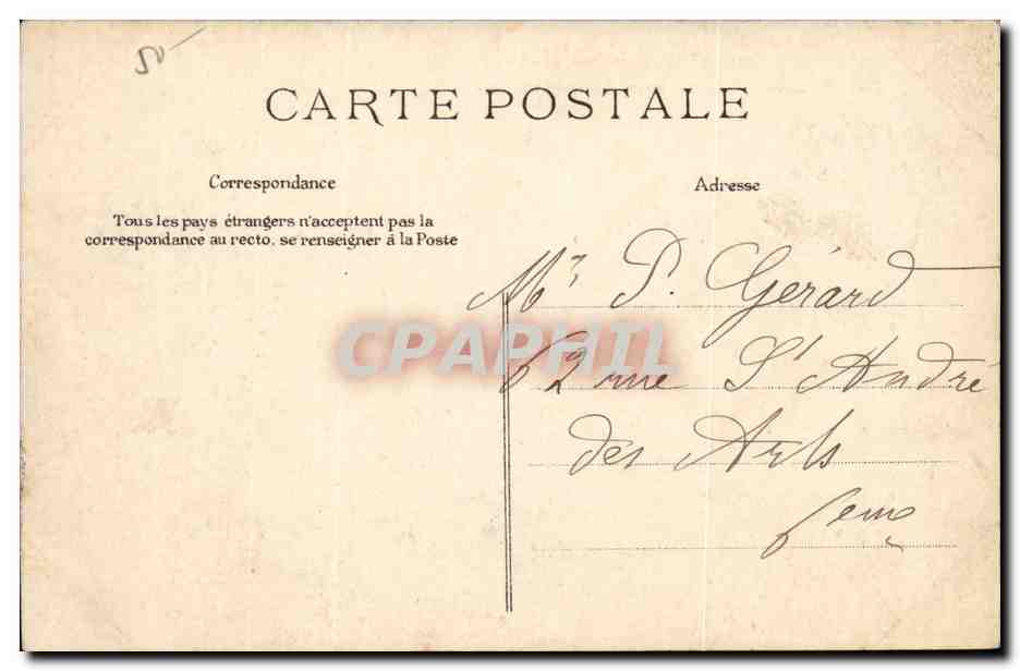 Paris 14 - Mi Careme 1907 - Char du XIV arrondissement L'Observatoire - Moustique - Magicien - CPA  — Rückseite