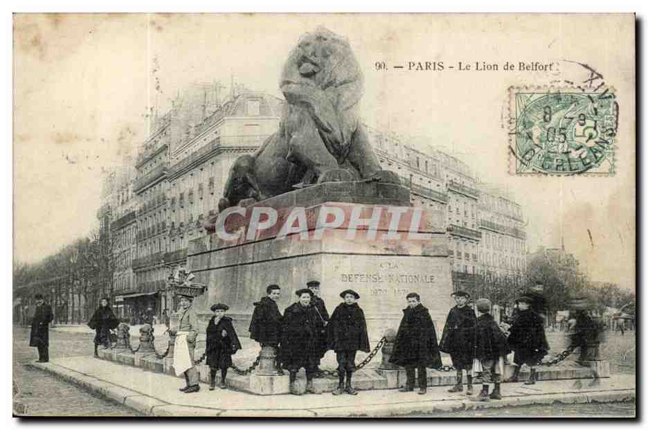PARIS — Le Lion de Belfort — éditeur P. Marmuse, n°90