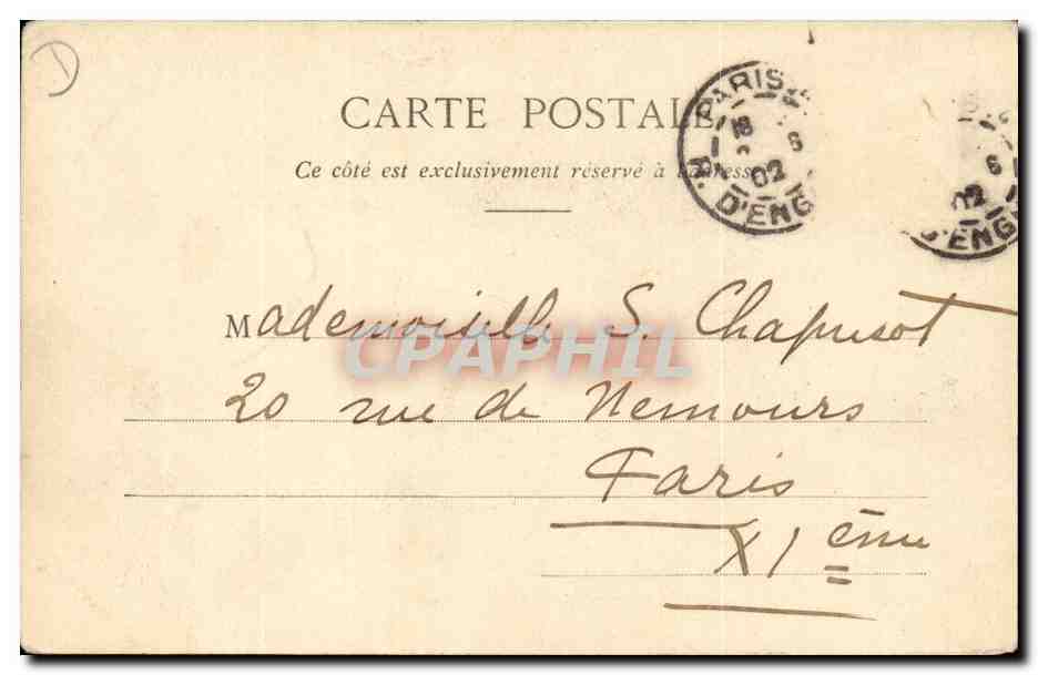 Paris - 14 - Le Lion de Belfort - Bartholdi - Sculpteur - Boulevard Raspail et Rue Denfert Rochereau - CPA  — Rückseite