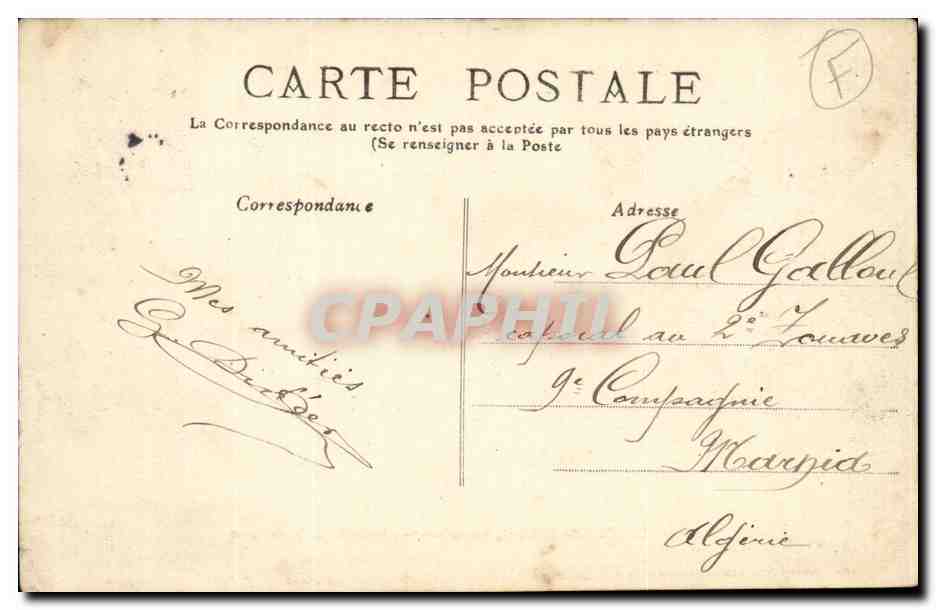 Paris - 14 - Le Lion de Belfort - Boulevard Raspail et Rue Denfert Rochereau - CPA  — Rückseite