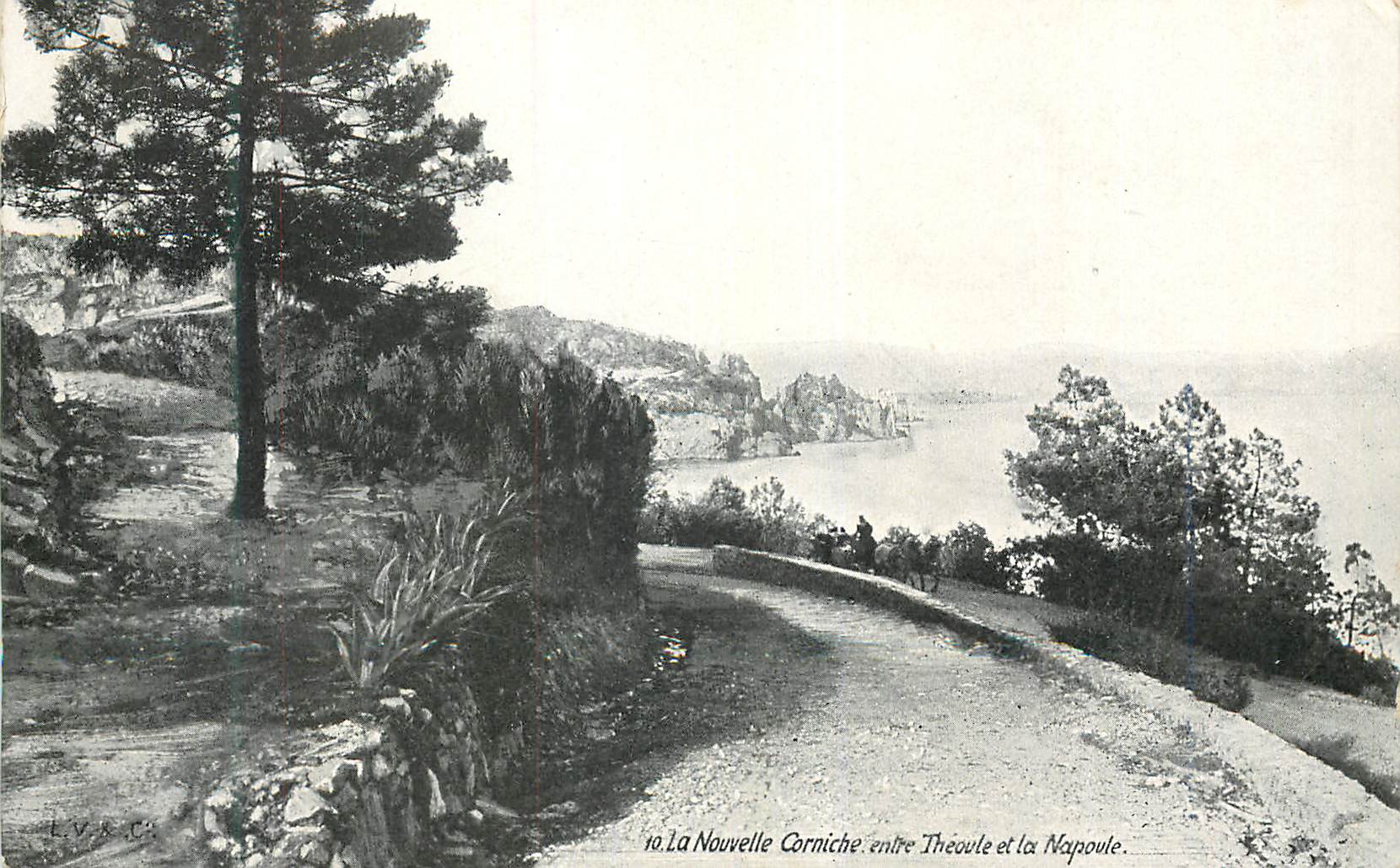 CPA La Nouvelle Corniche entre Theoule et la Napoule