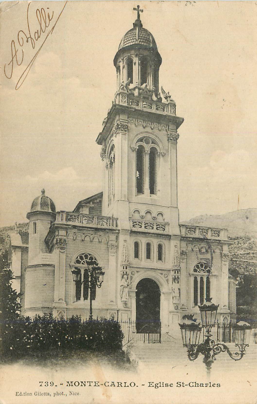 CPA Monte Carlo Eglise St Charles