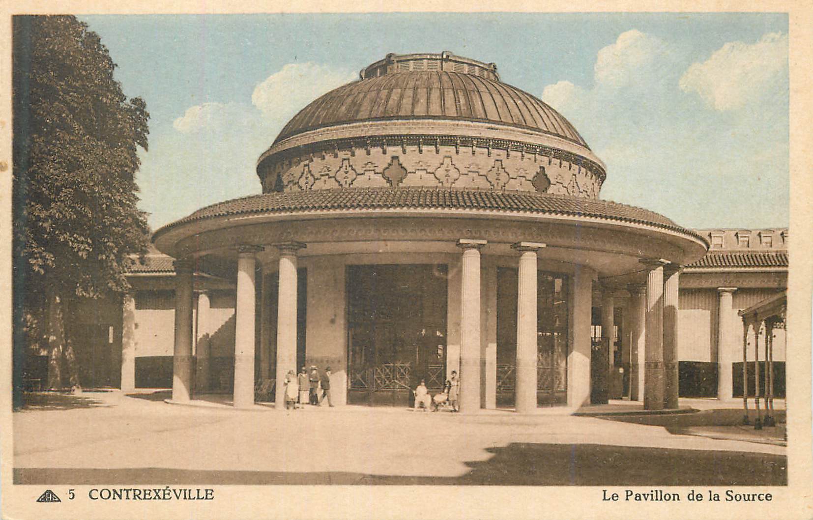 CPA Contrexeville Le Pavillon de la Source