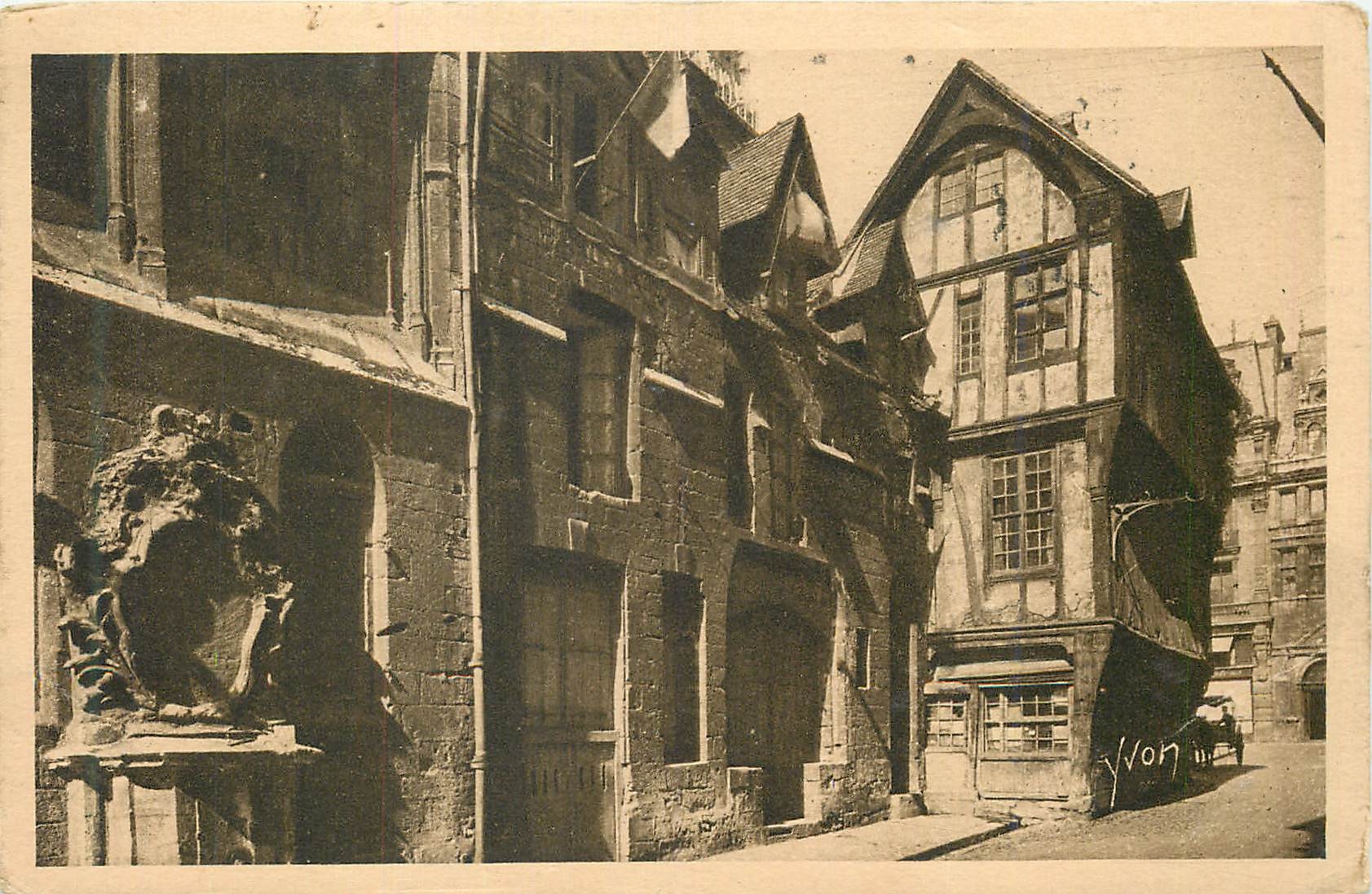 CPA Douce de France Rouen Vieilles Maisons