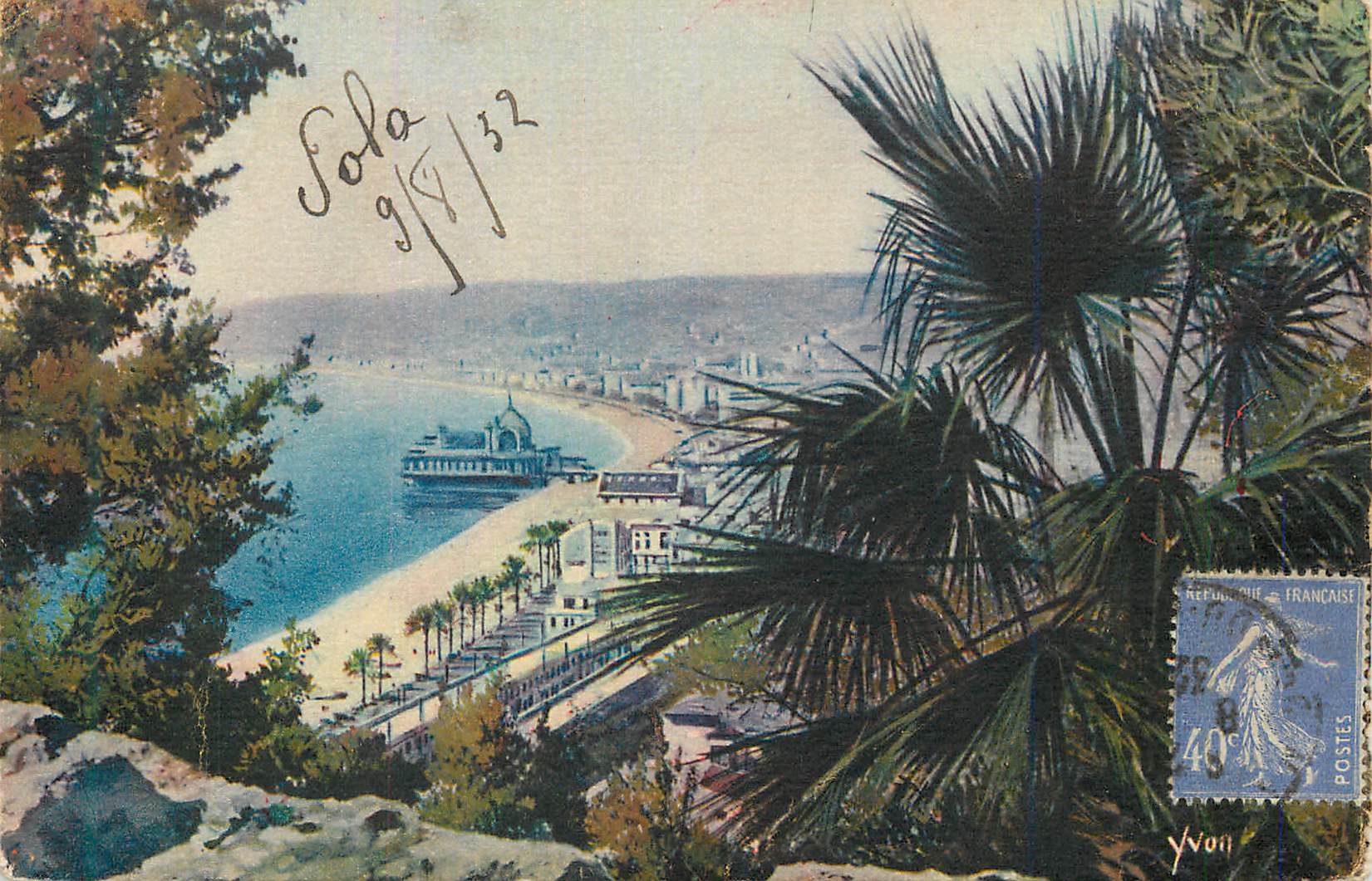 CPA Douce de France Nice La Baie des Anges