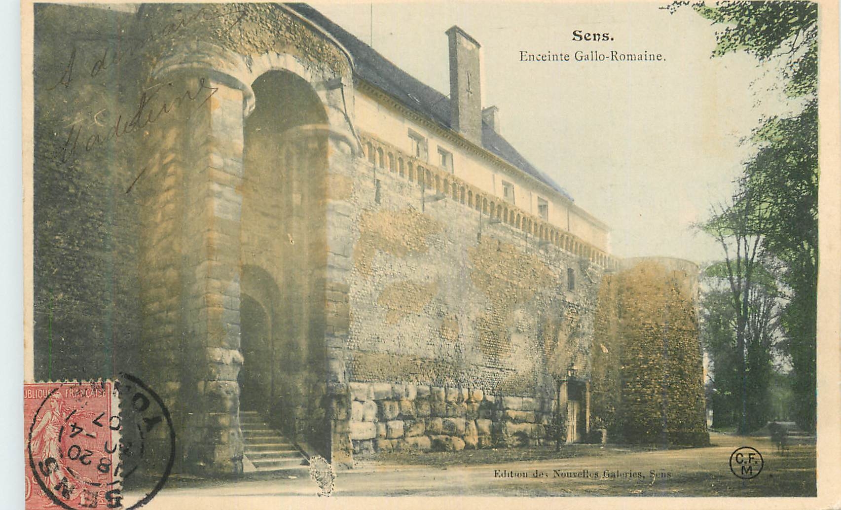 Sens. Enceinte Gallo-Romaine — Édition des Nouvelles Galeries, Sens