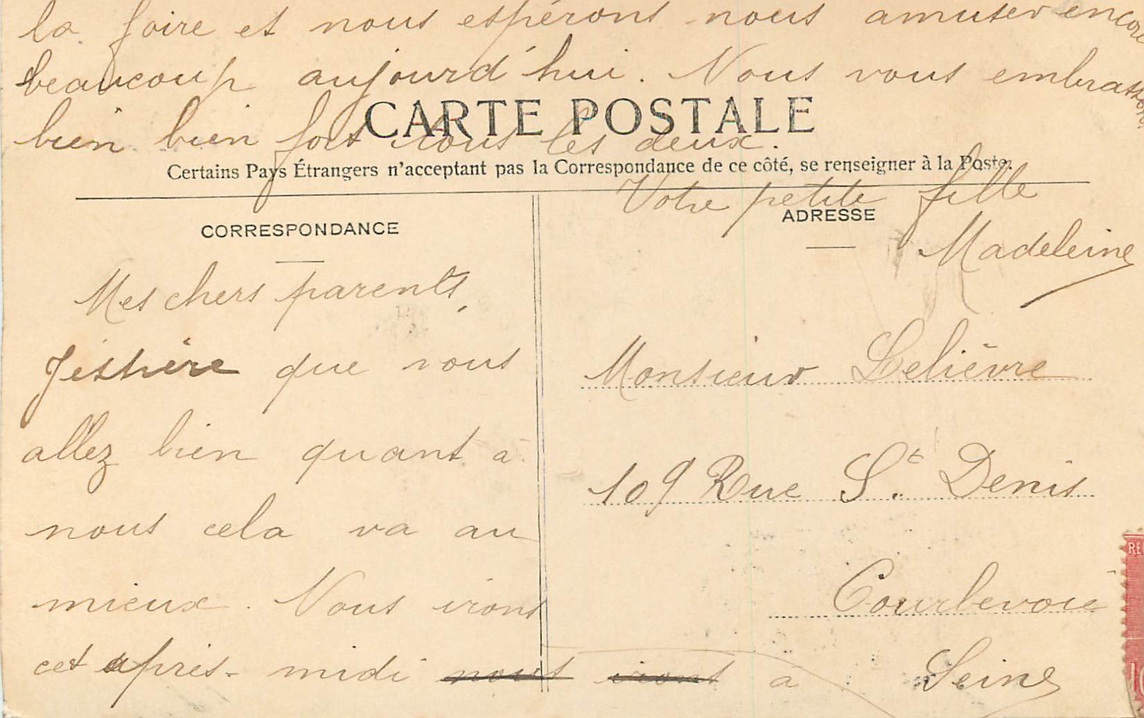 Sens. Enceinte Gallo-Romaine — Édition des Nouvelles Galeries, Sens — Verso