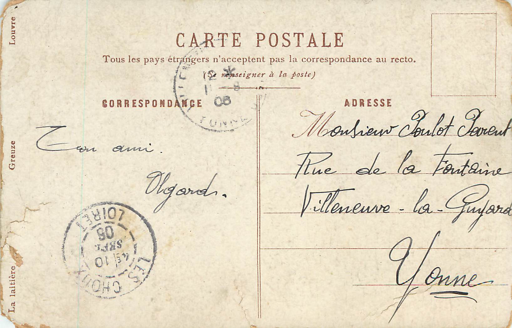 La Laitière — Greuze — Louvre — Reverso