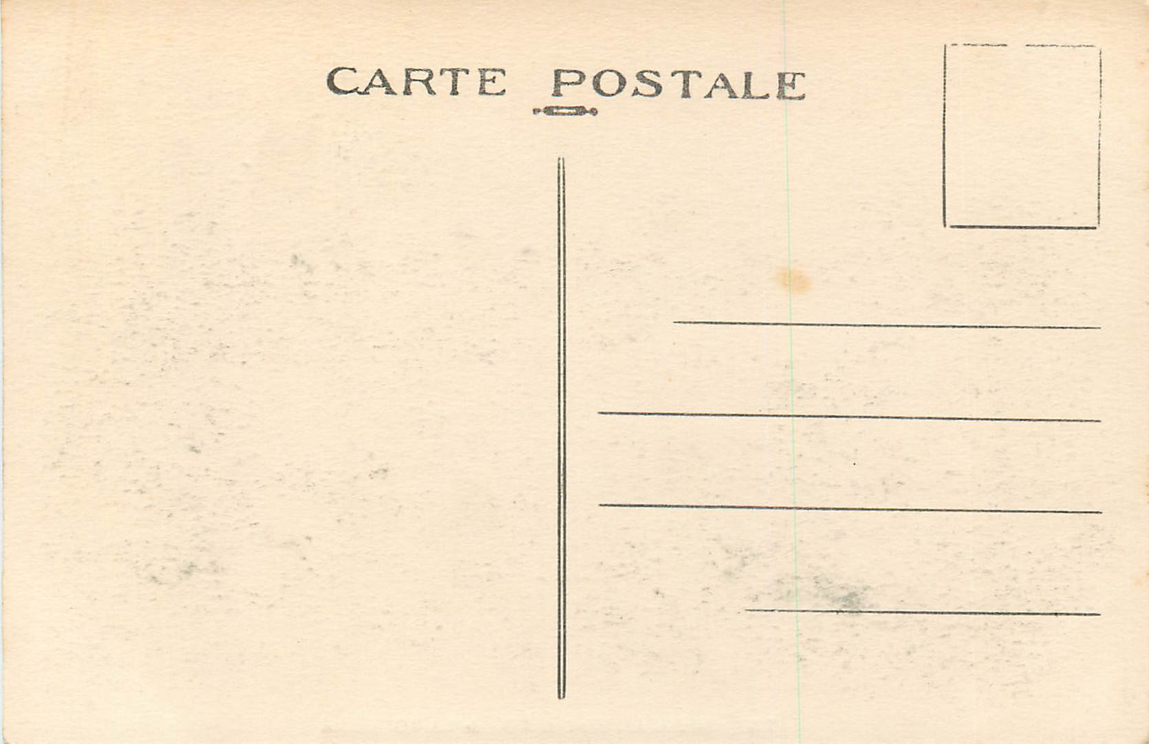 CPA Porches de l'Hotel de Ville de la Rochelle — Rückseite