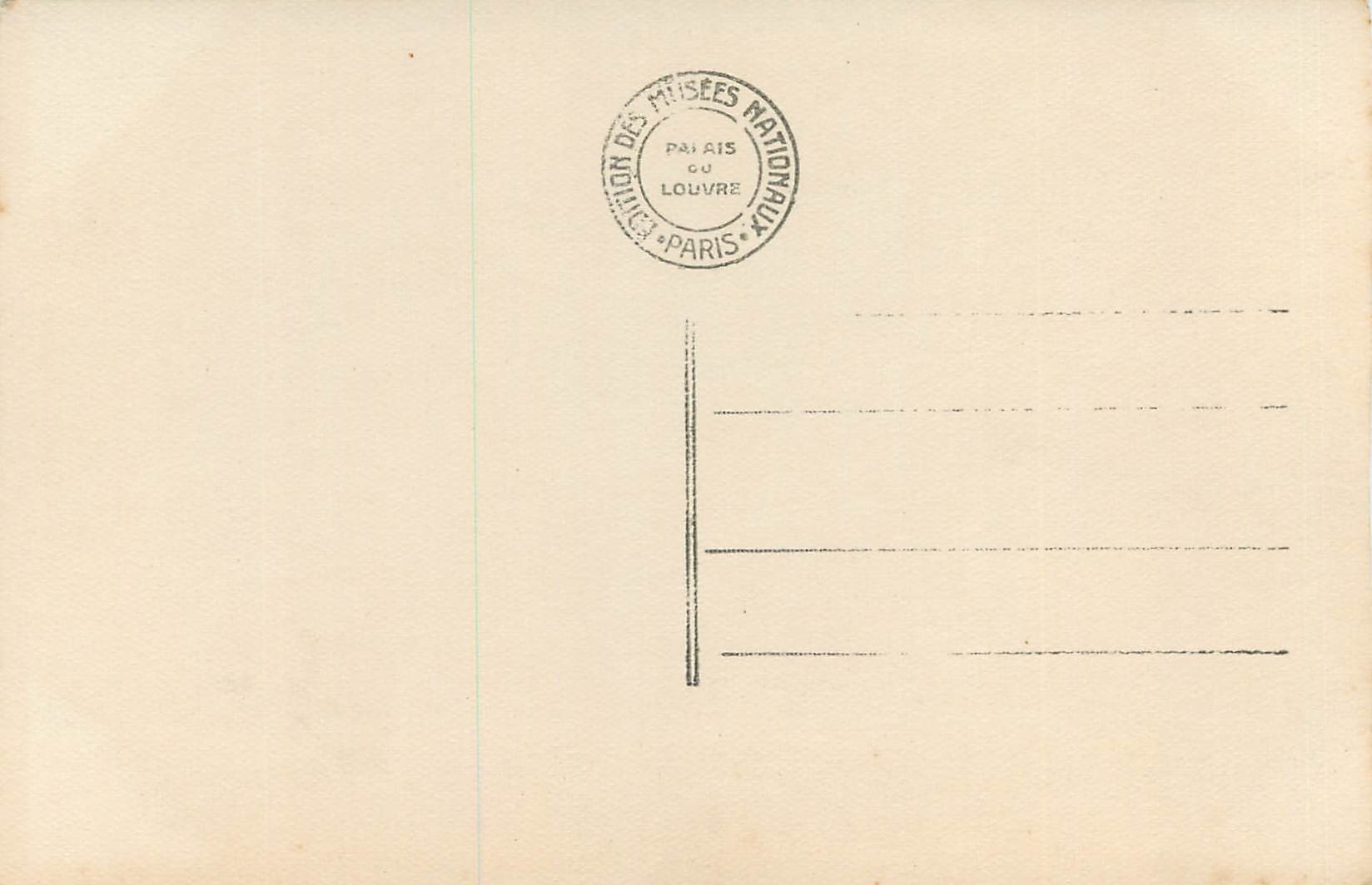 CPA Malmaison Chambre de l'Imperatrice Josephine Napoleon 1er — Verso