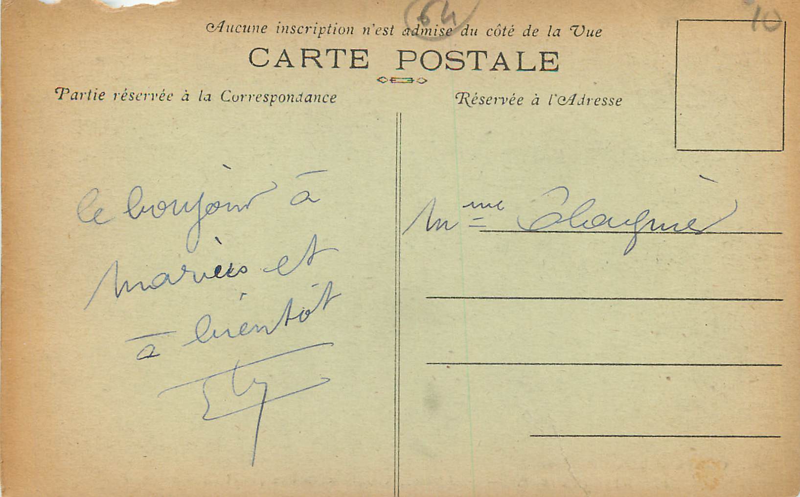 CPA Bayonne Les Jardins Kiosque de la Musique et l'Adour Phototypie Marcel Delboy Bordeaux — Verso