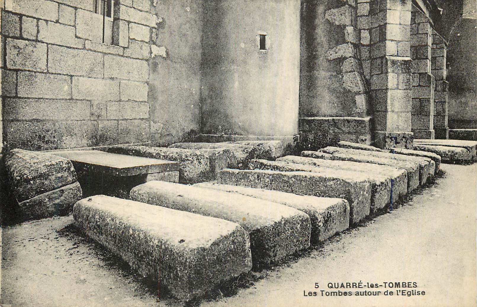 CPA Quarre les Tombes Les Tombes Autour de l'Eglise