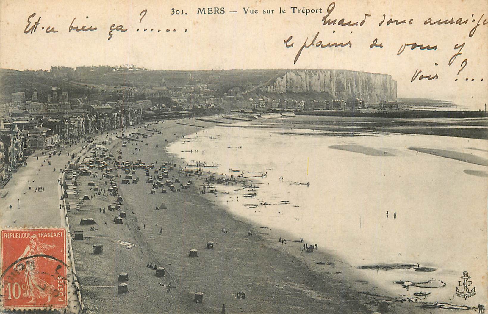CPA Mers Vue sur le Treport
