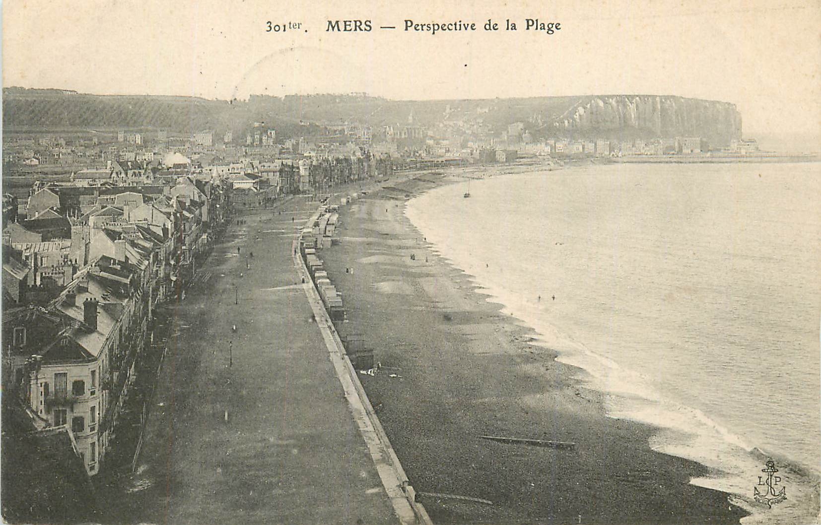 CPA Mers Perspective de la Plage