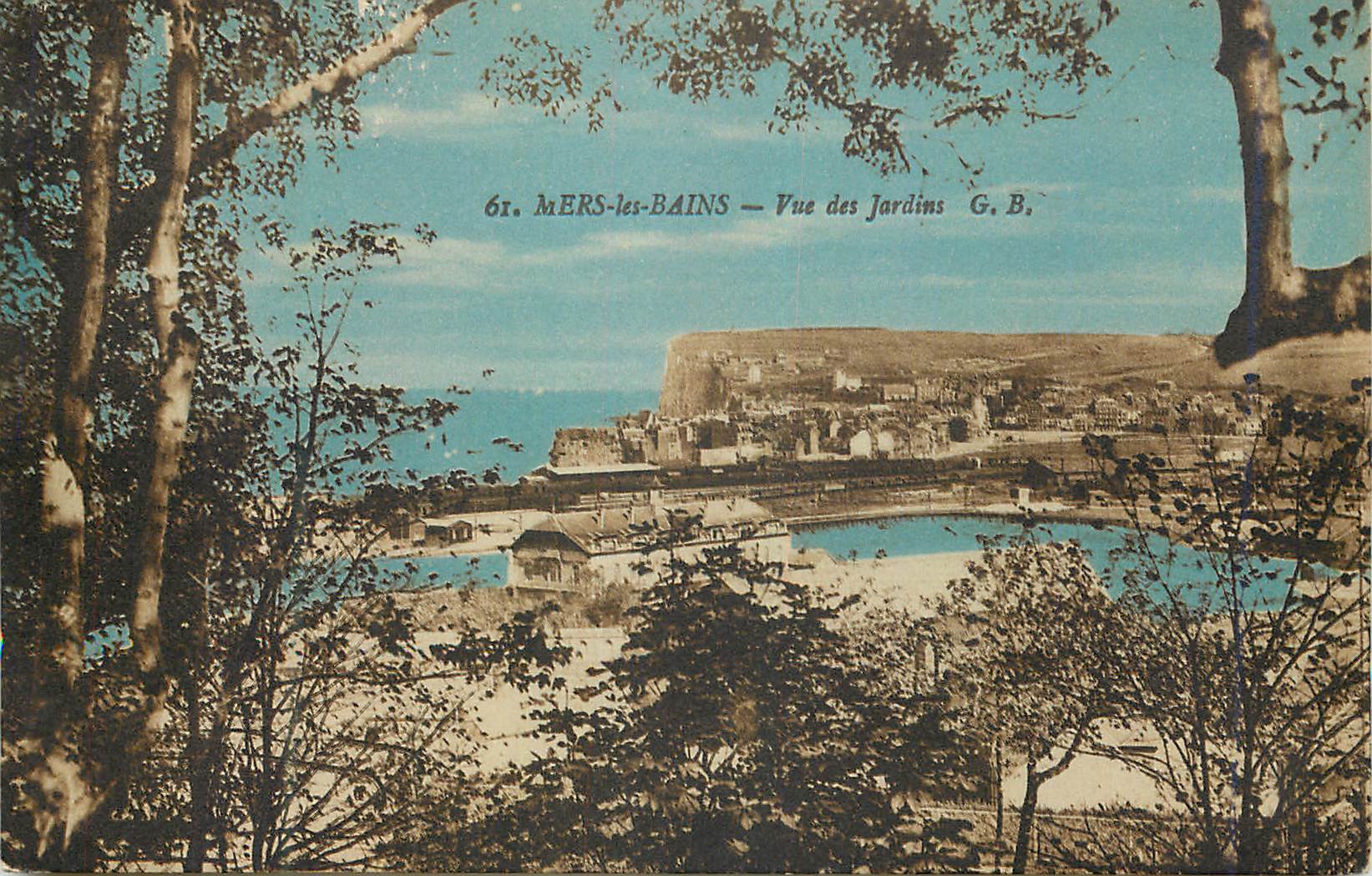 CPA Mers Les Bains Vue des Jardins