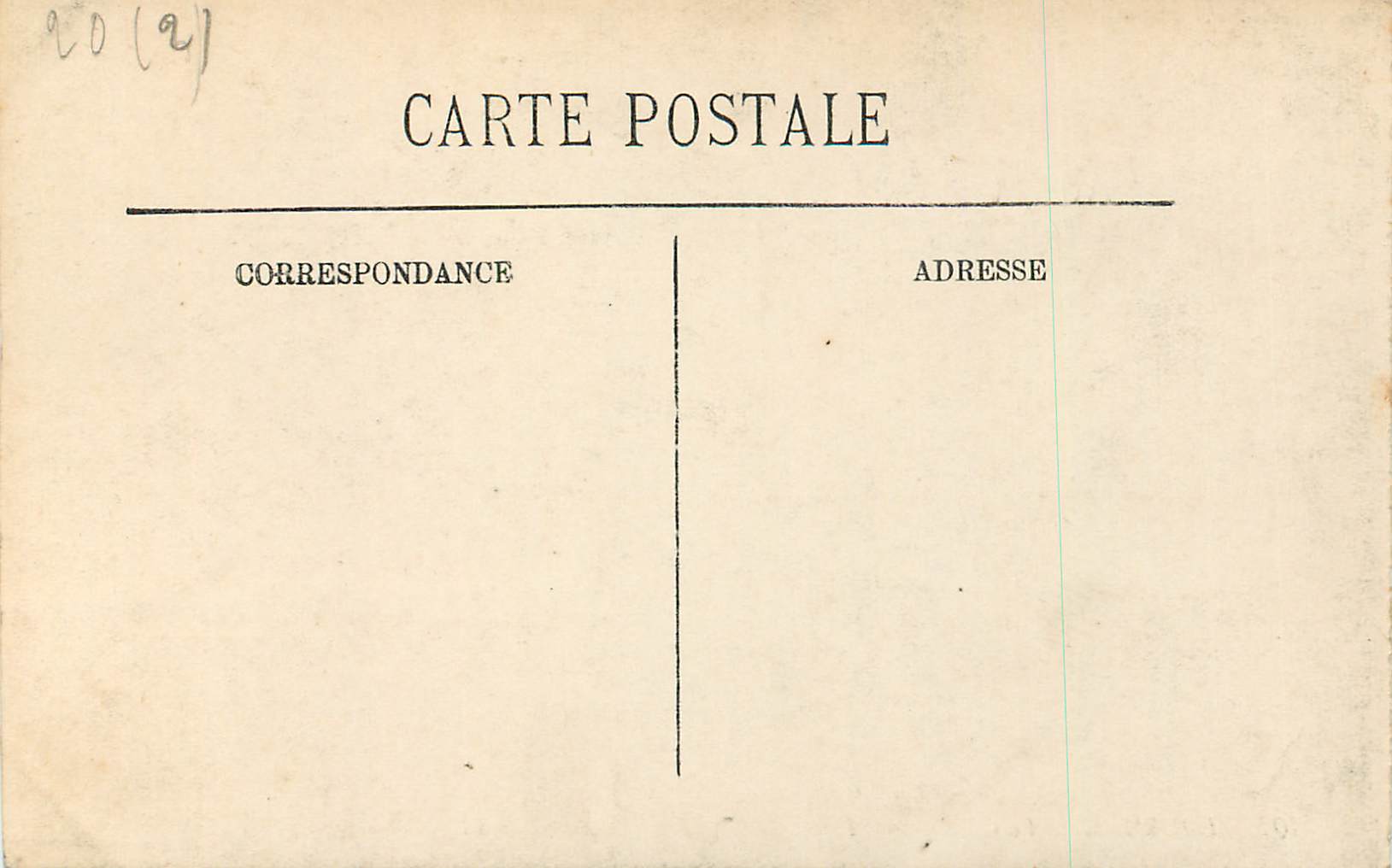 CPA Lourdes Le Calvaire Iere Station Escala Sancta — Verso