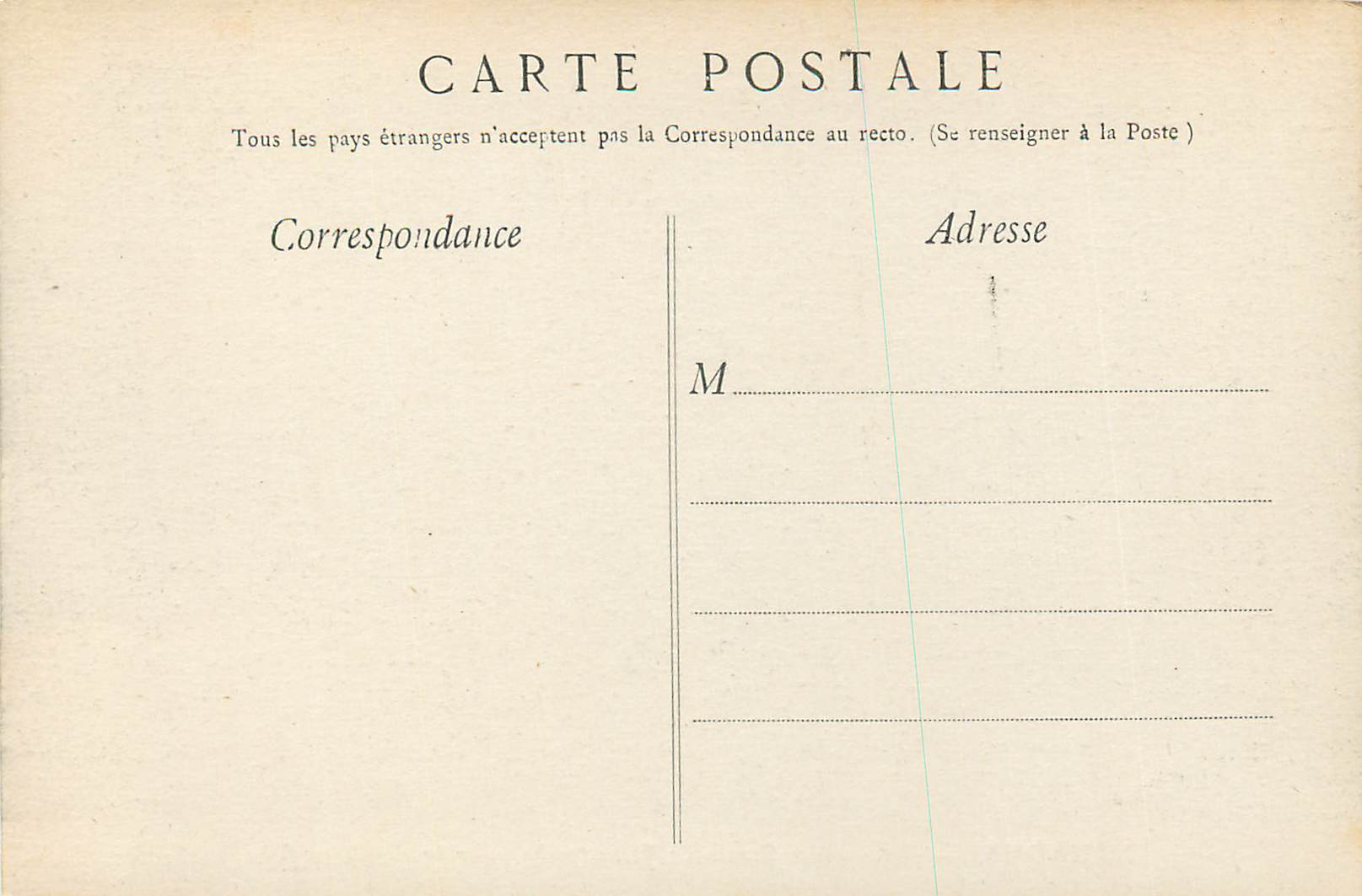 CPA Lourdes Troisieme Station Jesus Tombe pour la Premiere Fois — Verso
