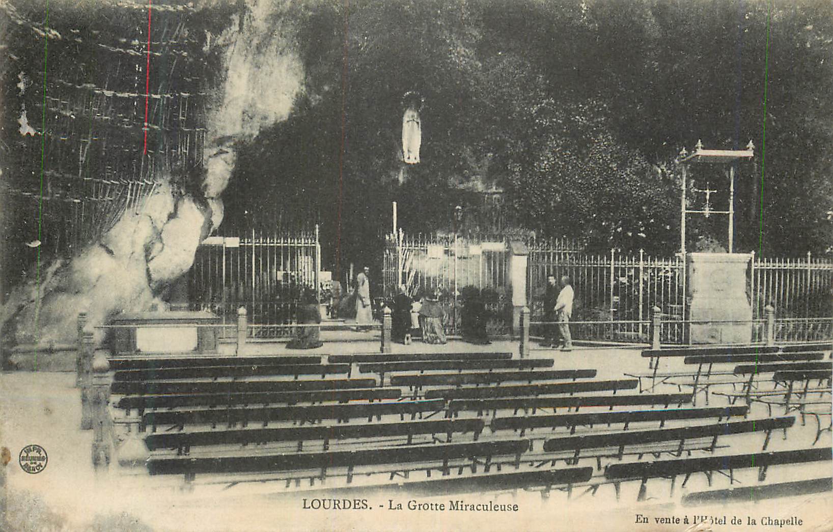 CPA Lourdes La Grotte Miraculeuse