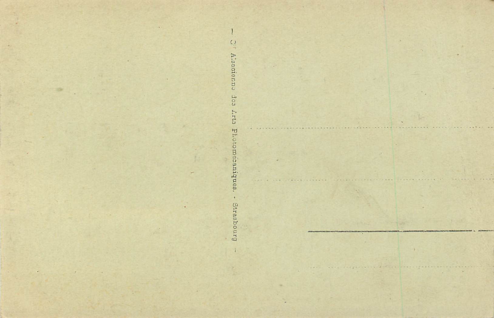 CPA Lourdes Le Calvaire (Iere Station) — Verso