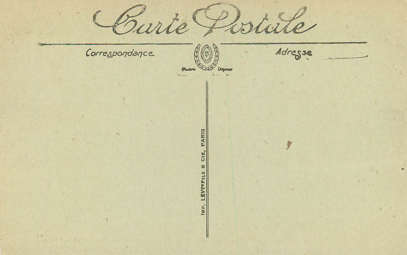 CPA Lourdes Entree de l'Esplanade — Verso