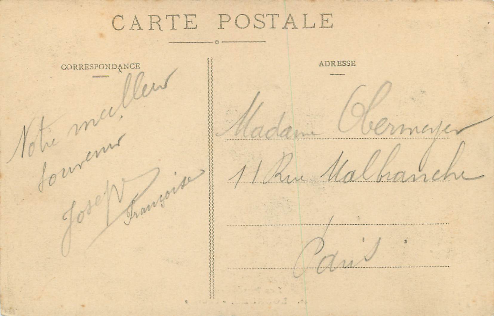 CPA Les Pyrenees Lourdes La Grotte — Verso