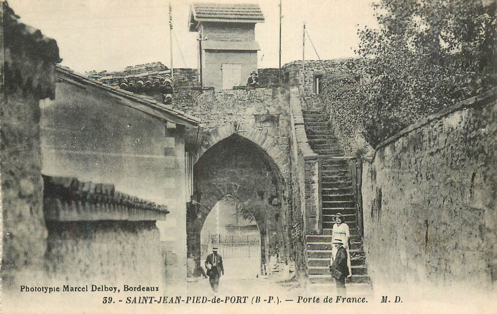 CPA Bordeaux Saint jean Pied de Port Porte de France