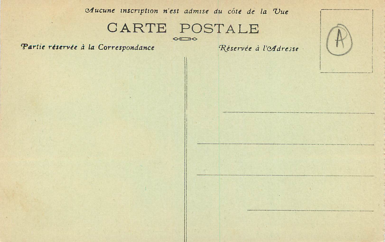 CPA Bordeaux Saint jean Pied de Port Porte de France — Verso