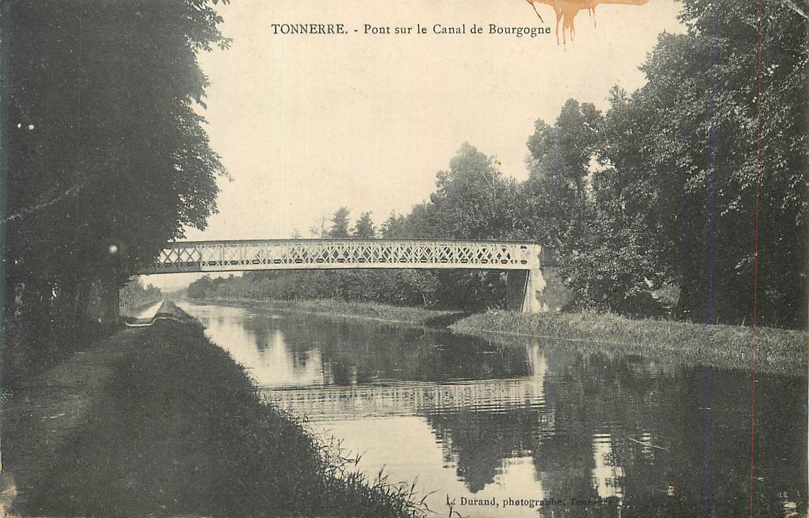 CPA Tonnerre Pont sur le Canal de Bougogne