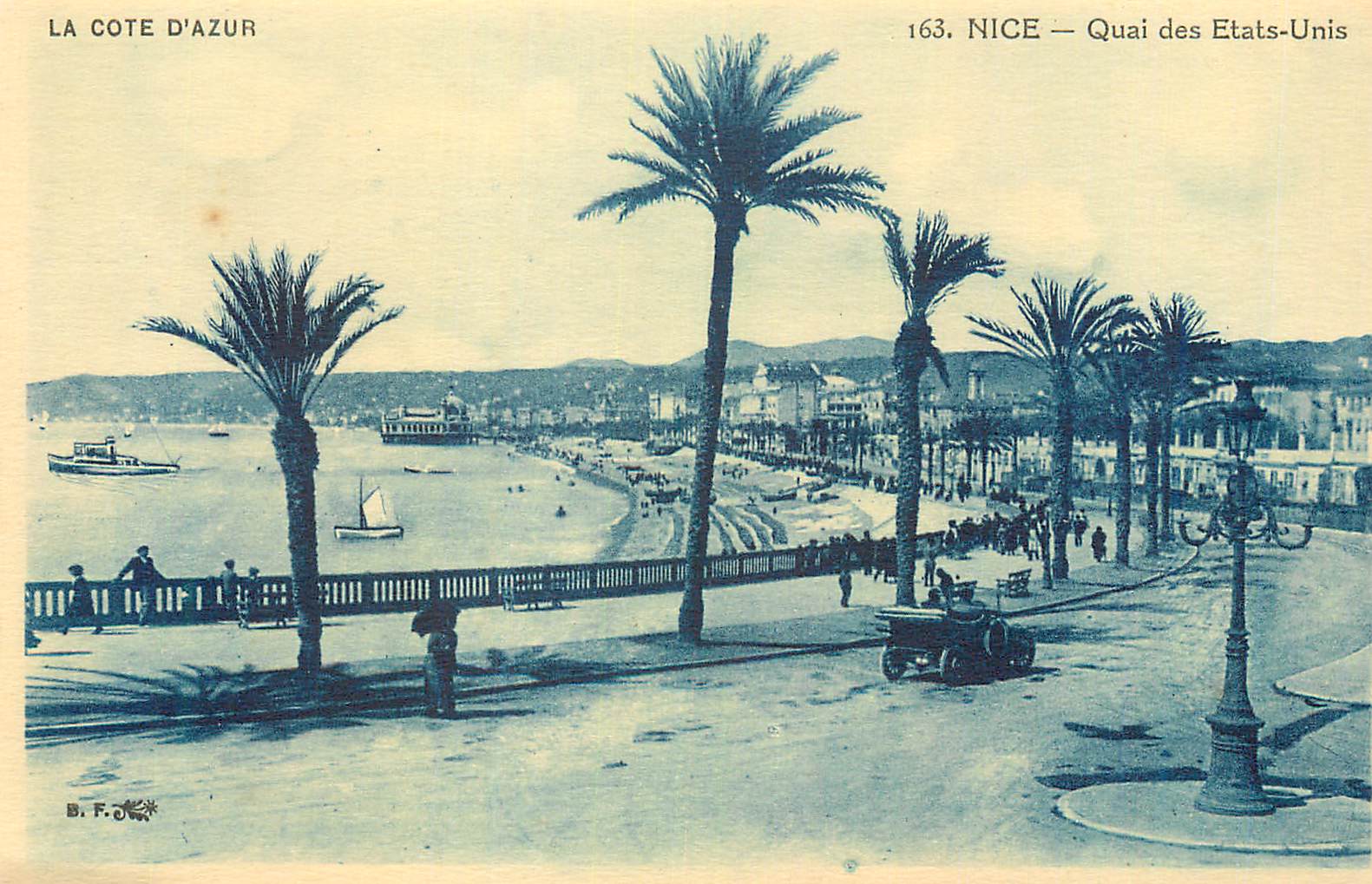 CPA Cote d'Azur Nice Quai de Etats Unis