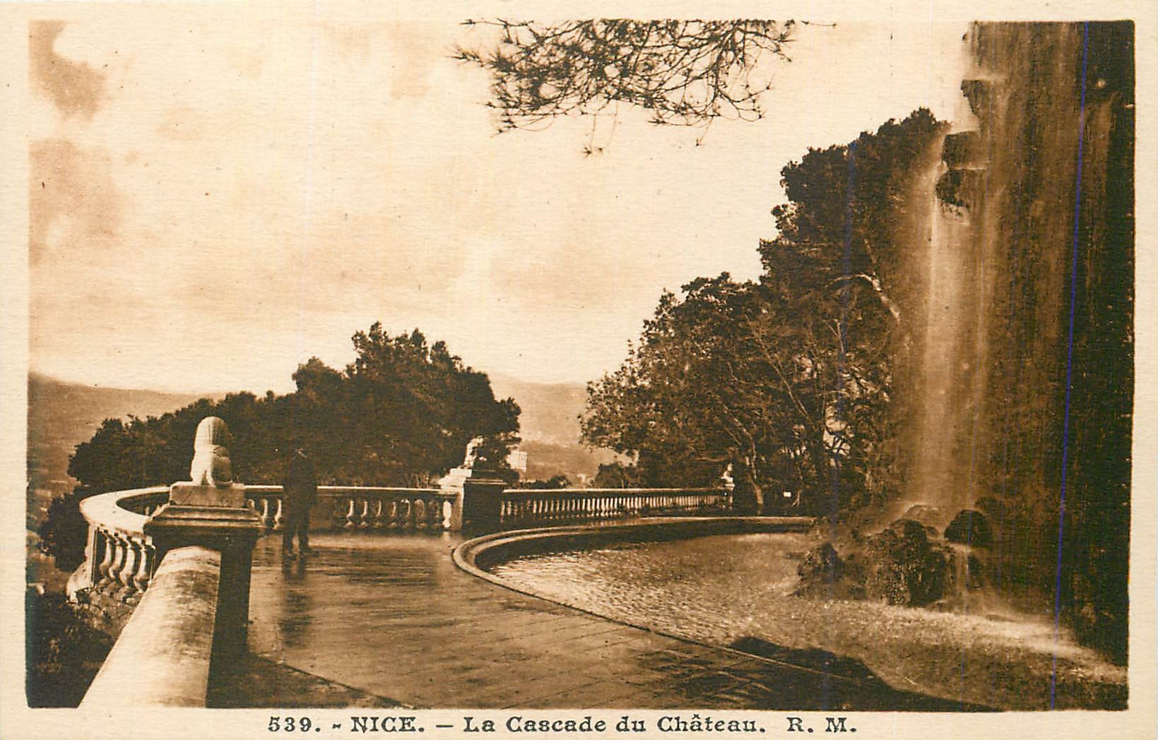CPA Nice La Cascade du Chateau R M