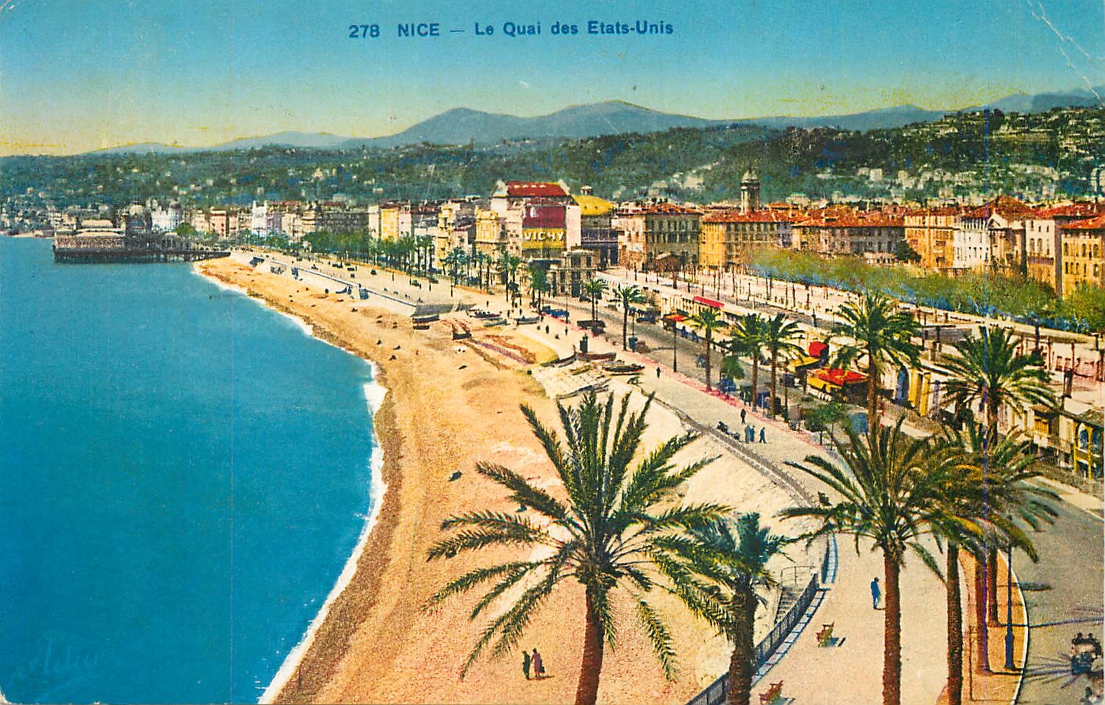 CPA Nice Le Quai des Etats Unis