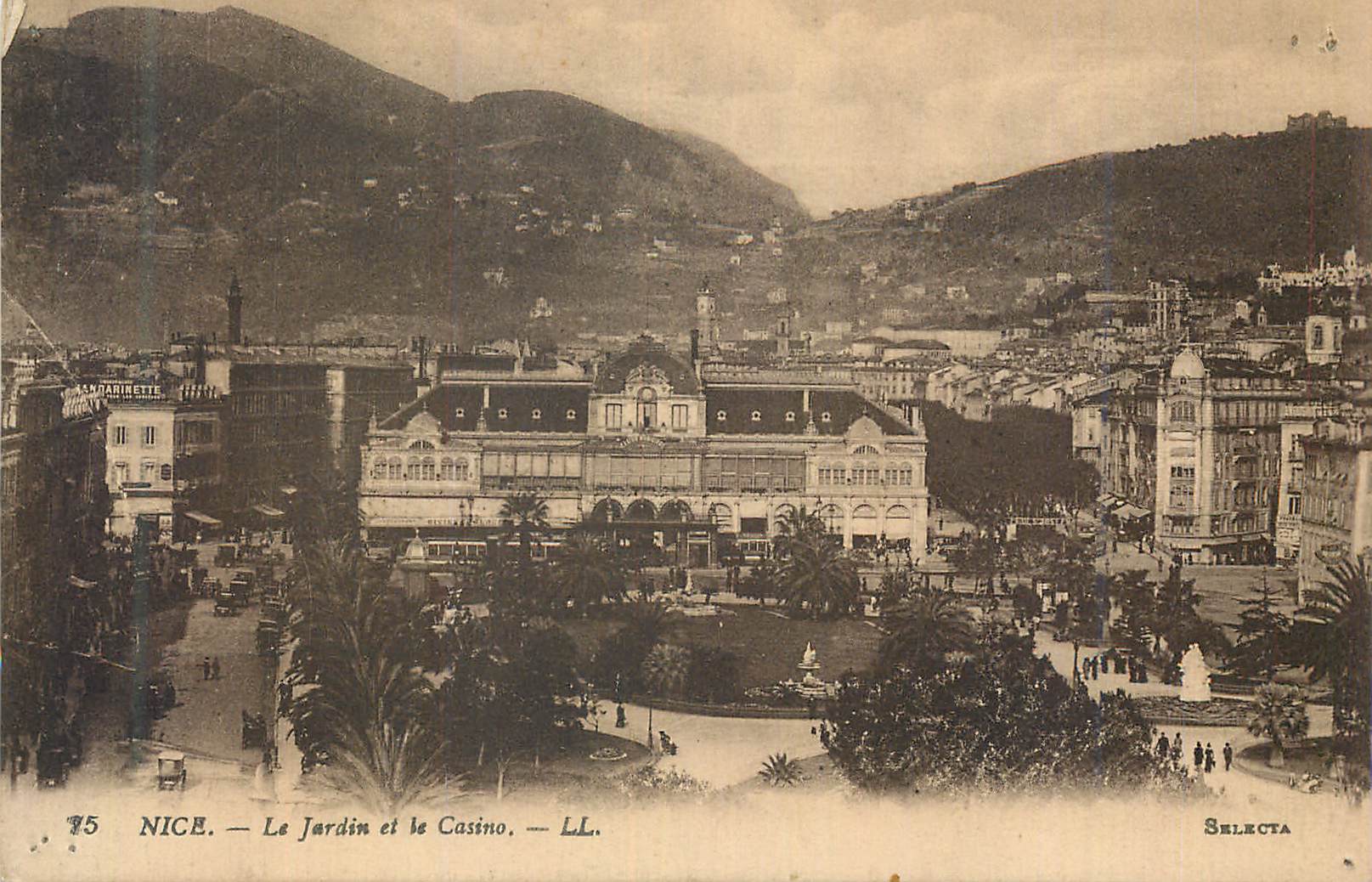 CPA Nice Le Jardin et la Casino